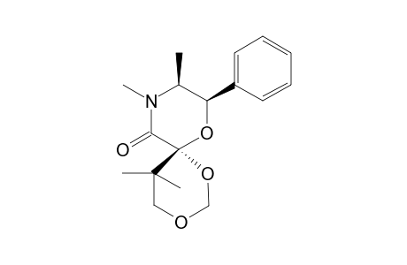 8R,6R,9S,5,5,9,10-TETRAMETHYL-1,3,7-TRIOXA-10-AZA-SPIRO-[5,5]-UNDECAN-11-ONE