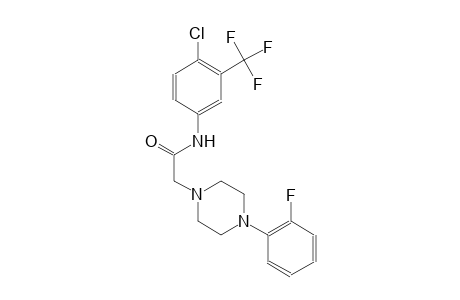 1-piperazineacetamide, N-[4-chloro-3-(trifluoromethyl)phenyl]-4-(2-fluorophenyl)-