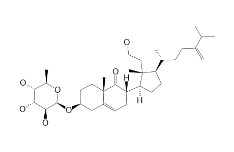 SINULAROSIDE_A;3-BETA-O-(ALPHA-L-FUCOPYRANOSYL)-11-HYDROXY-24-METHYLENE-9,11-SECOCHOLEST-5-EN-9-ONE