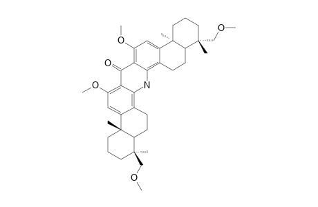 46;BIS-[1R,13R-(1-ALPHA,4A-ALPHA,9B-ALPHA,13-ALPHA,13A-BETA,18A-BETA)]-6,8-DIMETHOXY-1,13-BISMETHOXYMETHYL-1,4A,9B,13-TETRAMETHYL-1,2,3,4,4A,9B,10,11,12,13,13A