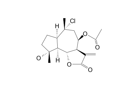 1-A-H,5-A-H-GUAI-11(13)-EN-12,6-A-OLIDE,8-B-ACETOXY-10-A-CHLORO-4-A-HYDROXY