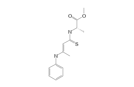 METHYL-(S)-(-)-2-(3-(PHENYLAMINO)-BUT-2-ENETHIOYLAMINO)-PROPIONATE