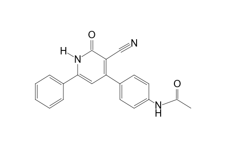 4'-(3-CYANO-1,2-DIHYDRO-2-OXO-6-PHENYL-4-PYRIDYL)ACETANILIDE