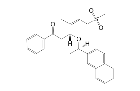 (3R,4Z)-4-METHYL-6-(METHYLSULFONYL)-3-[(R)-1-(2-NAPHTHYL)-ETHOXY]-1-PHENYLHEX-4-EN-1-ONE