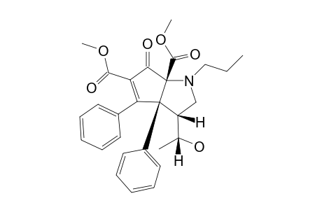 EXO-3-(1-HYDROXYETHYL)-6-OXO-3A,4-DIPHENYL-1-PROPYL-2,3,3A,6-TETRAHYDRO-1H-CYCLOPENTA-[B]-PYRROLE-5,6A-DICARBOXYLIC-ACID-DIMETHYLESTER