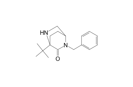 2-Benzyl-4-t-butyl-2,5-diazabicyclo[2.2.2]octan-3-one