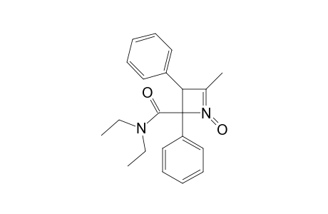 N,N-Diethyl-2,3-dihydro-2,3-diphenyl-4-methyl-2-azetecarboxamid-1-oxide