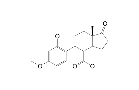 5-(2'-HYDROXY-4'-METHOXYPHENYL)-7A-BETA-METHYL-1-OXO-2,3,3A-ALPHA,4,5,6,7,7A-OCTAHYDRO-1H-INDENE-4-ZETA-CARBOXYLIC-ACID