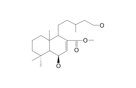 METHYL-6-BETA,15-DIHYDROXY-7-LABDEN-17-OATE