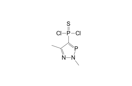 4-DICHLOROTHIOPHOSPHORYL-2,5-DIMETHYL-2H-1,2,3-SIGMA(2)-DIAZAPHOSPHOLE