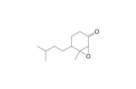 5-isoamyl-6-methyl-7-oxabicyclo[4.1.0]heptan-2-one