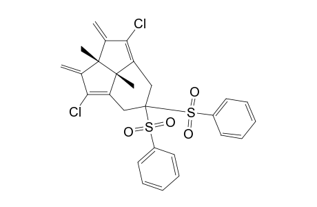 2,6-DICHLORO-4,11-DIMETHYL-3,5-DIMETHYLENE-9,9-BIS-(PHENYLSULFONYL)-TRICYCLO-[5.3.1.0(4,11)]-UNDECA-1,6-DIENE