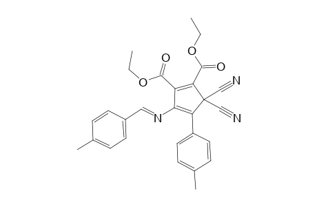 Diethyl 5,5-Dicyano-4-(4-methylphenyl)-3-{[(E)-(4-methylphenyl)methylidene]amino}cyclopenta-1,3-diene-1,2-dicarboxylate