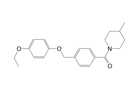 1-{4-[(4-ethoxyphenoxy)methyl]benzoyl}-4-methylpiperidine