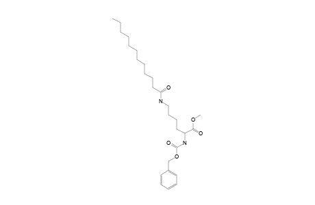 N-(EPSILON)-LAUROYL-N-(ALPHA)--CBZ-LYSINE_METHYLESTER