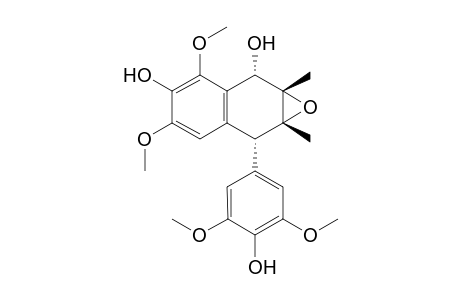 rel-(7.alpha.,8.beta.,7'7.alpha.,8'.beta.)-5,7,4'-trihydroxy-4,6,3',5'-tetramethoxy-8,8'-epoxy-2,7'-cyclolignan