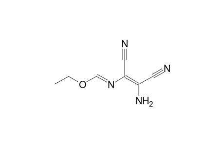 1-Amino-2-N-(ethoxymethylene)amino-1,2-dicyanoethene