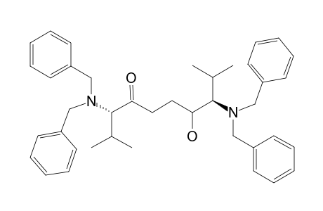 (3S,8R)-3,8-BIS-(DIBENZYLAMINO)-7-HYDROXY-2,9-DIMETHYLDECAN-4-ONE