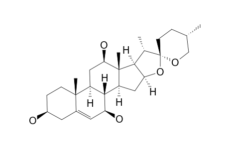 (25R)-3-BETA,7-BETA,12-BETA-TRIHYDROXY-SPIROSTAN-5-ENE