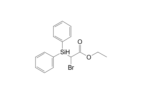 Ethyl 2-Bromo-2-diphenylsilylacetate