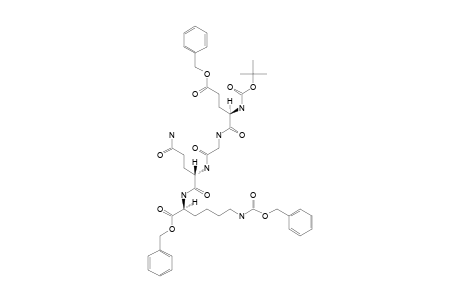 TERT.-BUTOXYCARBONYL-GAMMA-BENZYL-L-GLUTAMYLGLYCYL-L-GLUTAMINYL-N-(EPSILON)-BENZOYLOXYCARBONYL-L-LYSINE-BENZYLESTER