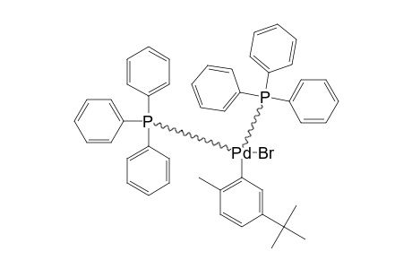 PD-[BIS-(TRIPHENYLPHOSPHANYL)]-(2-METHYL-5-TERT.-BUTYL-PHENYL)-(BROMO)