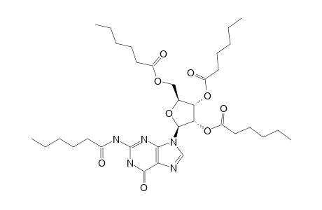 2',3',5',N2-TETRAHEXANOYLGUANOSINE