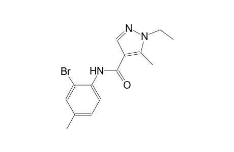 N-(2-bromo-4-methylphenyl)-1-ethyl-5-methyl-1H-pyrazole-4-carboxamide