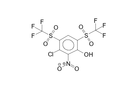 2,4-BIS(TRIFLUOROMETHYLSULPHONYL)-5-CHLORO-6-NITROPHENOL