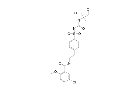 1-[[4-[2-(5-CHLORO-2-METHOXYBENZAMIDO)-ETHYL]-PHENYL]-SULFONYL]-3-(2-HYDROXY-1-HYDROXYMETHYL-1-METHYLETHYL)-UREA