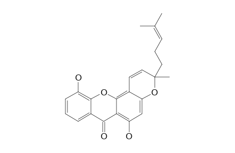 6,11-DIHYDROXY-3-METHYL-3-(4-METHYLPENT-3-ENYL)-3H,7H-PYRANO(2,3C)XANTHEN-7-ONE