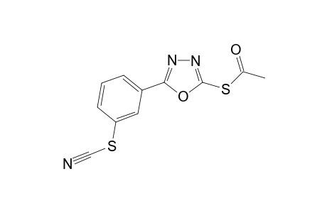 Thioacetic acid, S-[5-(3-thiocyanatophenyl)-[1,3,4]oxadiazol-2-yl] ester