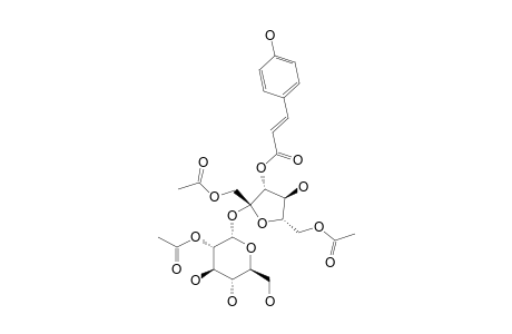 1,6,2'-O-TRIACETYL-3-O-TRANS-PARA-COUMAROYLSUCROSE