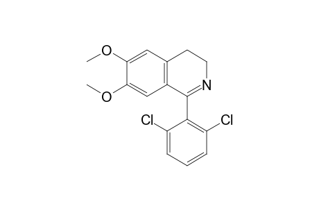 1-(2,6-dichlorophenyl)-3,4-dihydro-6,7-dimethoxyisoquinoline