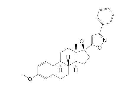 3-METHOXY-17-ALPHA-(3'-PHENYL-ISOXAZOL-5'-YL)-ESTRA-1,3,5(10)-TRIEN-17-BETA-OL