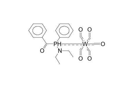 (BENZOYL)PHENYL(DIETHYLAMINO)PHOSPHINE-PENTACARBONYLTUNGSTEN COMPLEX