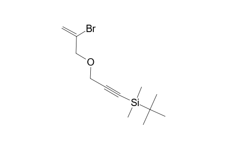 [3-(2'-BROMOALLYLOXY)-1-PROPYNYL]-(TERT.-BUTYL)-DIMETHYLSILANE