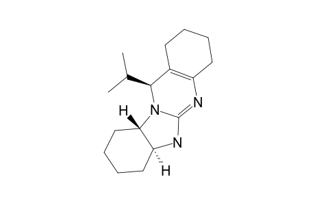 TRANS-6A-ALPHA-12-BETA-ISOPROPYL-1,2,3,4,5,6A,7,8,9,10,10A,12-DODECAHYDROBENZIMIDAZO-[2,1-B]-QUINAZOLINE