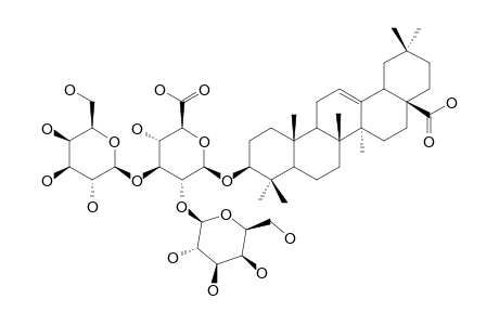 3-O-BETA-[GALACTOPYRANOSYL-(1->2)-[GALACTOPYRANOSYL-(1->3)]-GLUCURONOPYRANOSYL]-OLEANOLIC-ACID