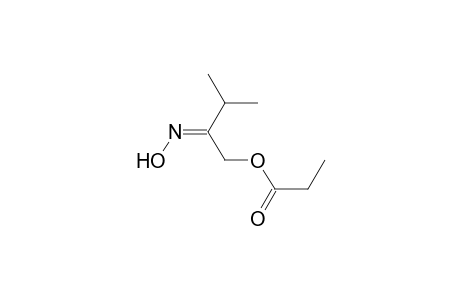 (Z)-Propionic acid 2-hydroxyimino-3-methylbutyl ester