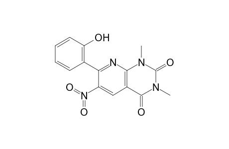 7-(2-Hydroxyphenyl)-1,3-dimethyl-6-nitropyrido[2,3-d]pyrimidine-2,4(1H,3H)-dione