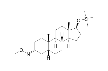 17.BETA.-[(TRIMETHYLSILYL)OXY]-5.BETA.-ANDROSTAN-3-ONE(3-O-METHYLOXIME)