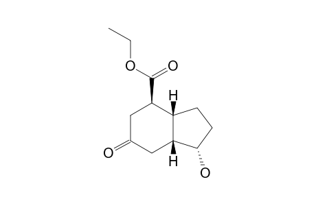 (+/-)-(1R*,2R*,6R*,7S*)-ETHYL-7-HYDROXY-4-OXO-BICYCLO-[4.3.0]-NON-2-YL-CARBOXYLATE