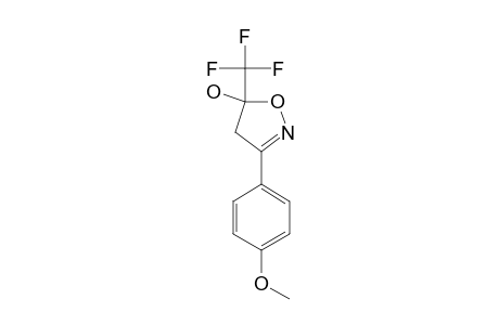 3-p-METHOXY-PHENYL-5-HYDROXY-5-TRIFLUORO-METHYL-4,5-DIHYDRO-ISOXAZOLE