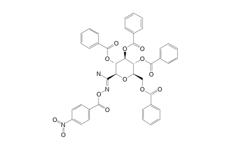 O-(PARA-NITROBENZOYL)-C-(2,3,4,6-TETRA-O-BENZOYL-BETA-D-GLUCOPYRANOSYL)-FORMAMIDOXIME