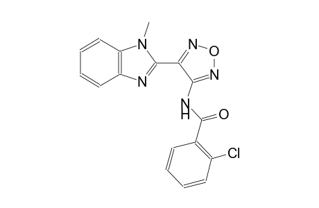 2-Chloro-N-[4-(1-methyl-1H-benzoimidazol-2-yl)-furazan-3-yl]-benzamide