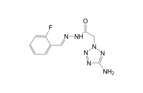 2-(5-amino-2H-tetraazol-2-yl)-N'-[(E)-(2-fluorophenyl)methylidene]acetohydrazide