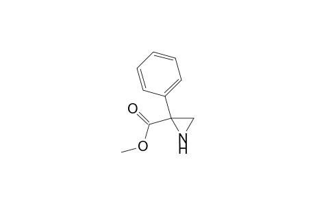 2-Phenyl-2-aziridinecarboxylic acid methyl ester