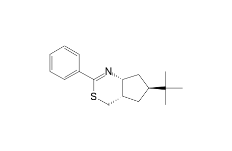 (4R*,5S*,8S*)-TERT.-BUTYL-2-PHENYLCYCLOPENTA-[D]-4,5-DIHYDRO-(6H)-1,3-THIAZINE