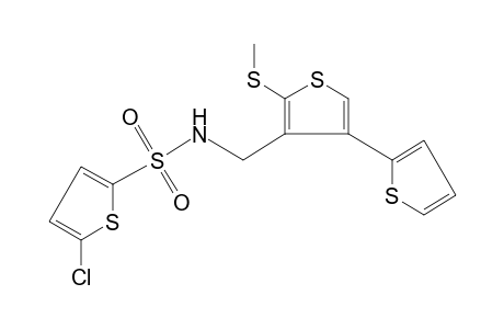 5-CHLORO-N-{[2-(METHYLTHIO)-4-(2-THIENYL)-3-THIENYL]METHYLL}-2-THIOPHENESULFONAMIDE